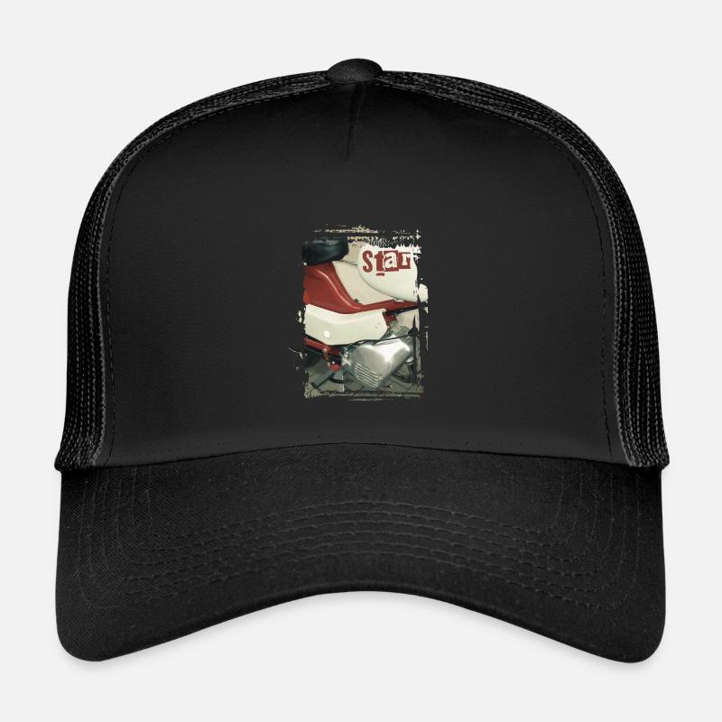 Simson Star - Kinder Trucker-Cap - Schwarz/Schwarz