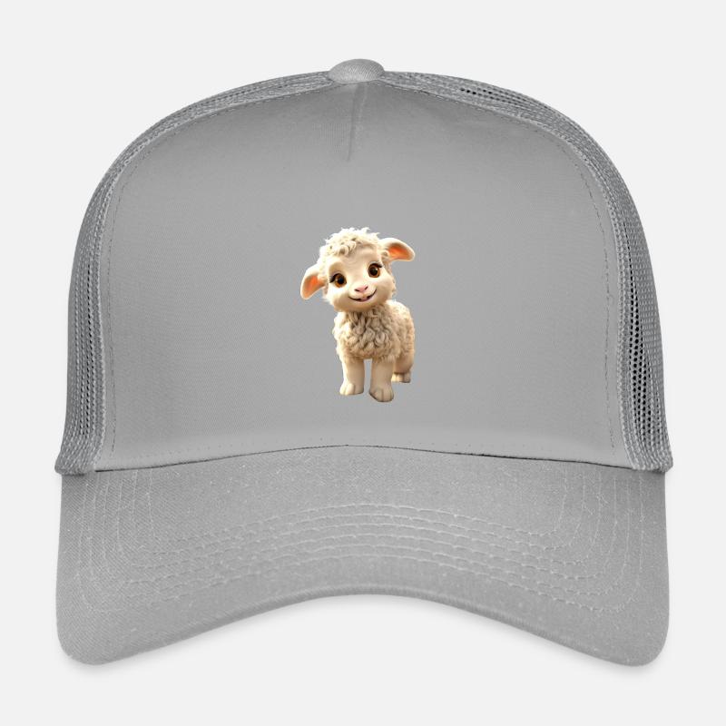 Schaf Lamm Mäh Schäfchen Schäfer Süße Schafe Schaf Kinder Trucker-Cap