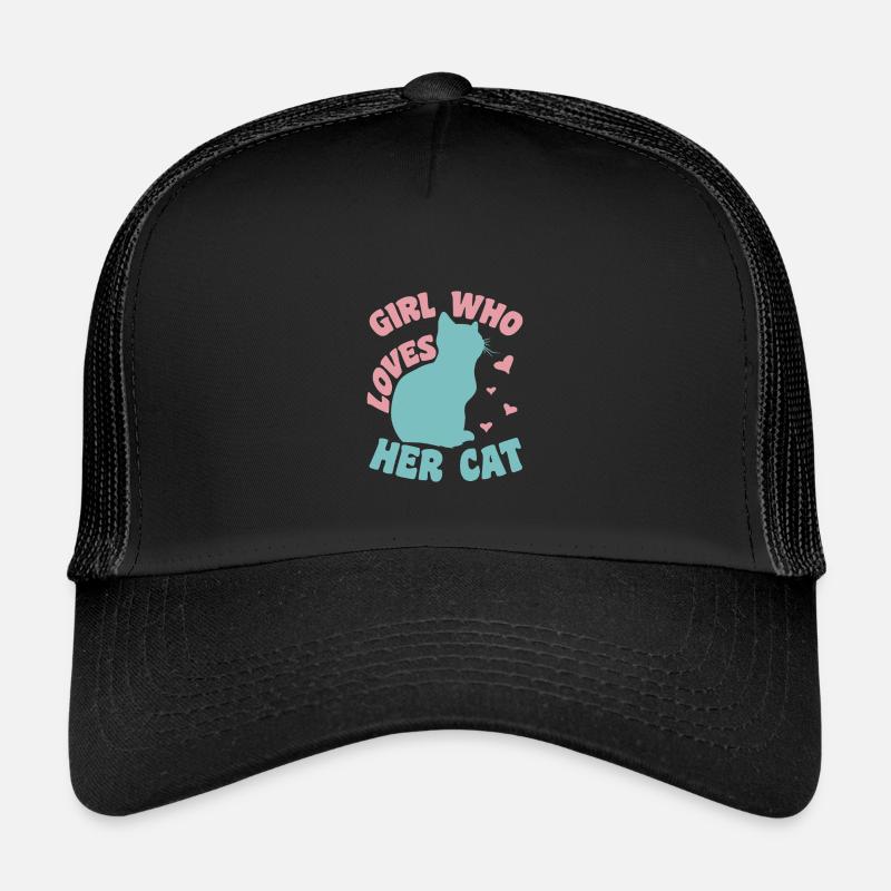 Katzenmädchen Kinder Trucker-Cap