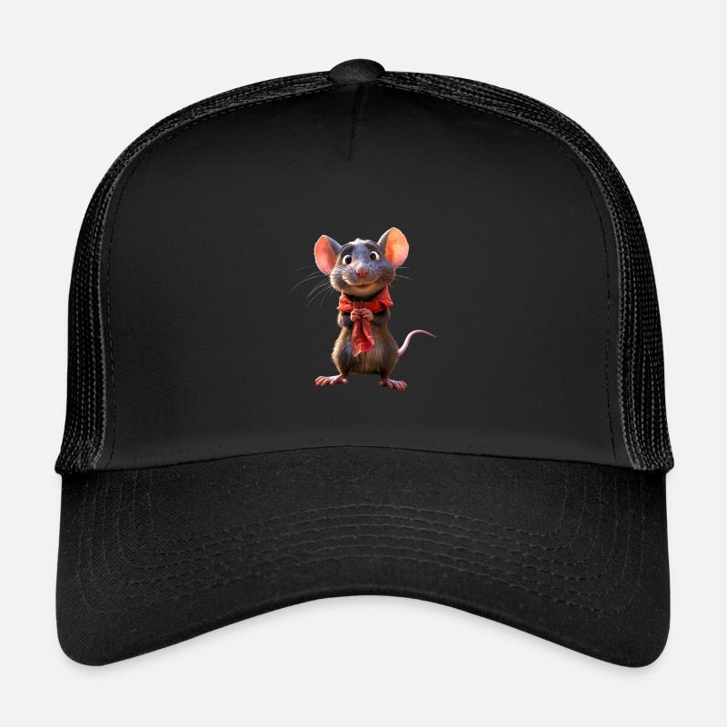 Rat, Cute Mouse, Rodents, Dwarf Mouse, Small Rats Kids’ Trucker Cap