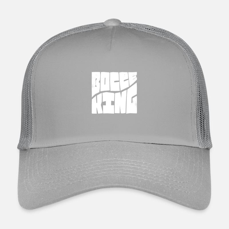 Bocce King Boccespieler Ball mit Jack Bocci Game Kinder Trucker-Cap
