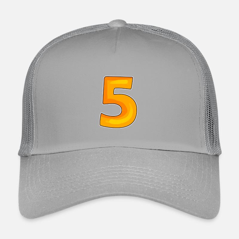 Number 5 Number Kids’ Trucker Cap