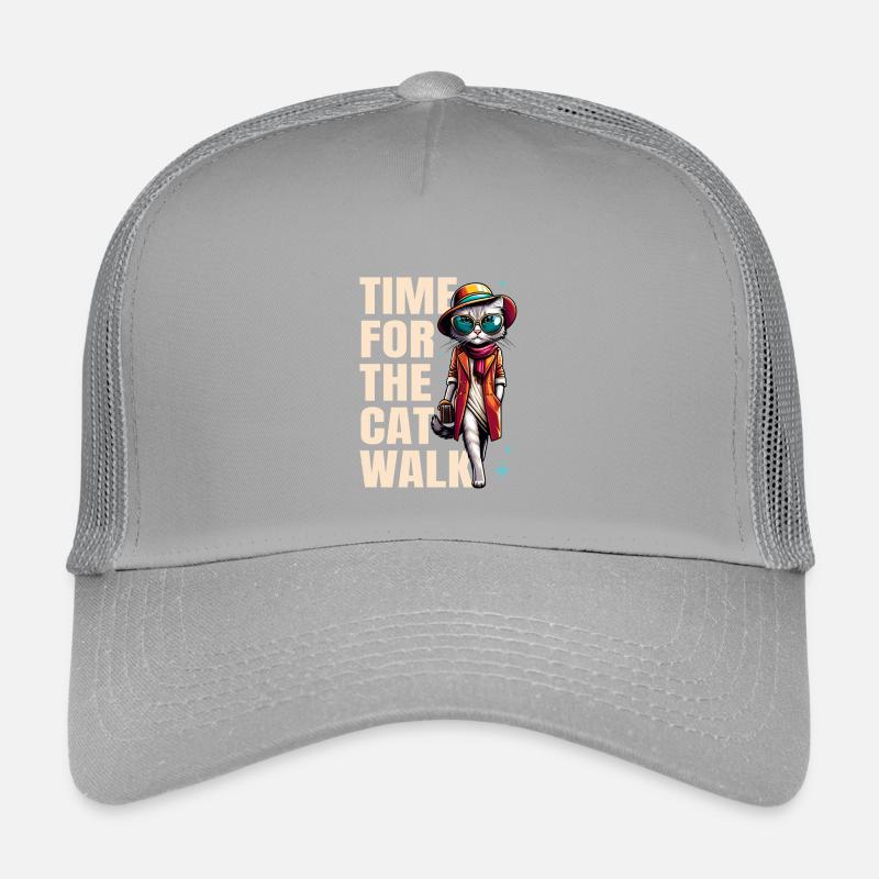 Cat Runway Mode « C’est l’heure du défilé » Casquette trucker enfant