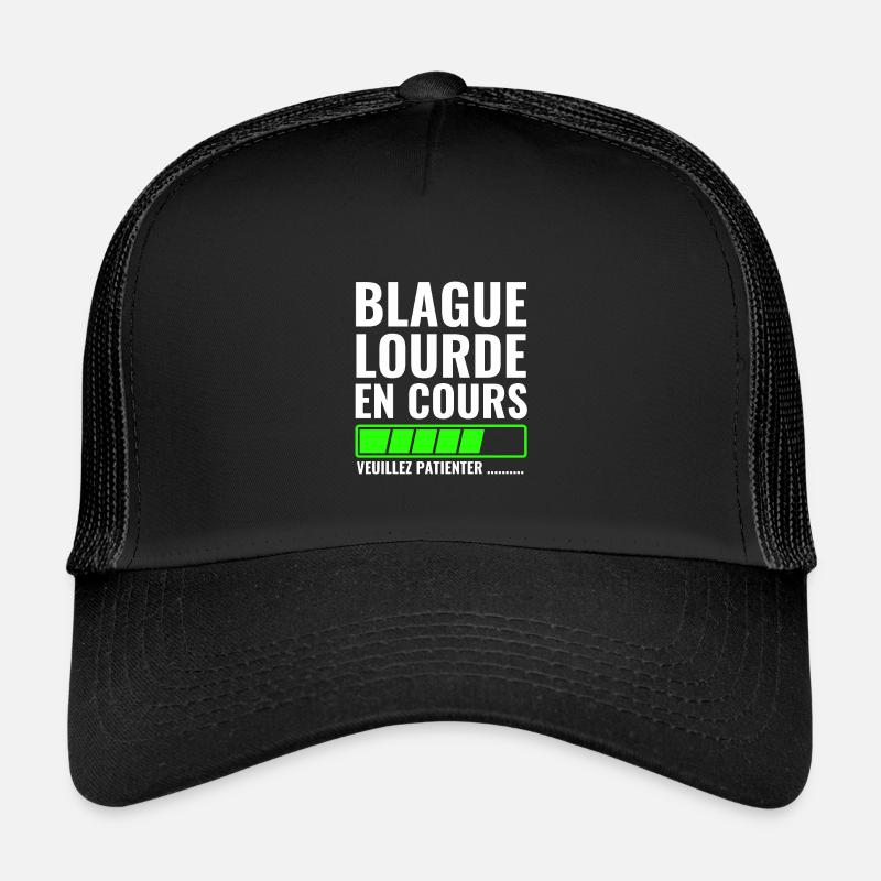 heavy joke in progress please wait Kids’ Trucker Cap