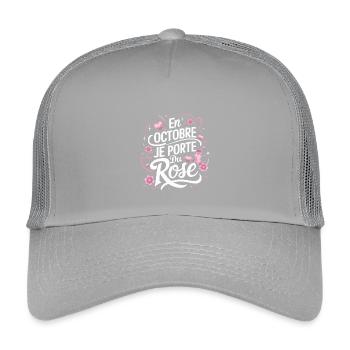 Pink October Fight against breast cancer - Kids’ Trucker Cap - light grey - Front