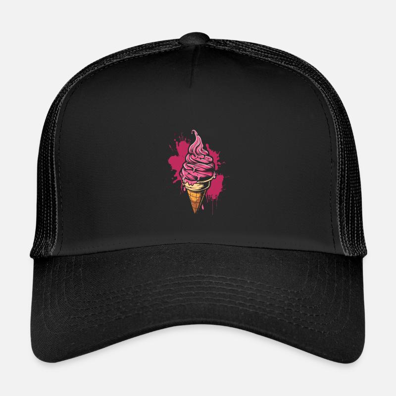 Softeis Farbkleckse Kinder Trucker-Cap