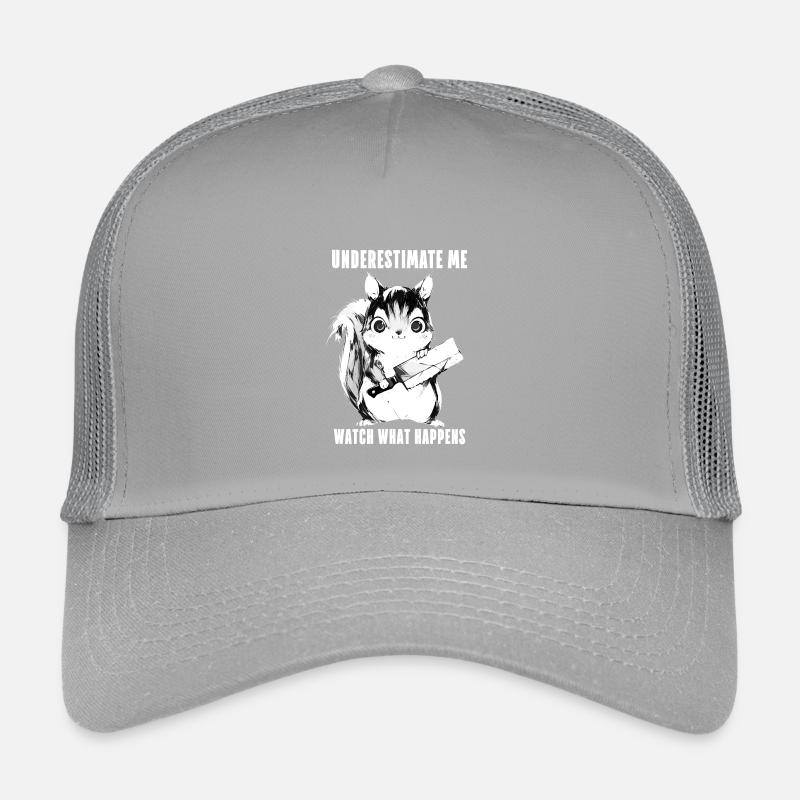 Crazy Squirrel Anime Kawaii Cadeau Casquette trucker enfant