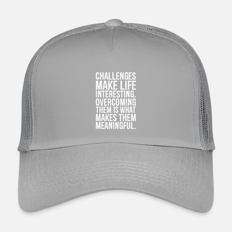 Challenges make life interesting Kids’ Trucker Cap