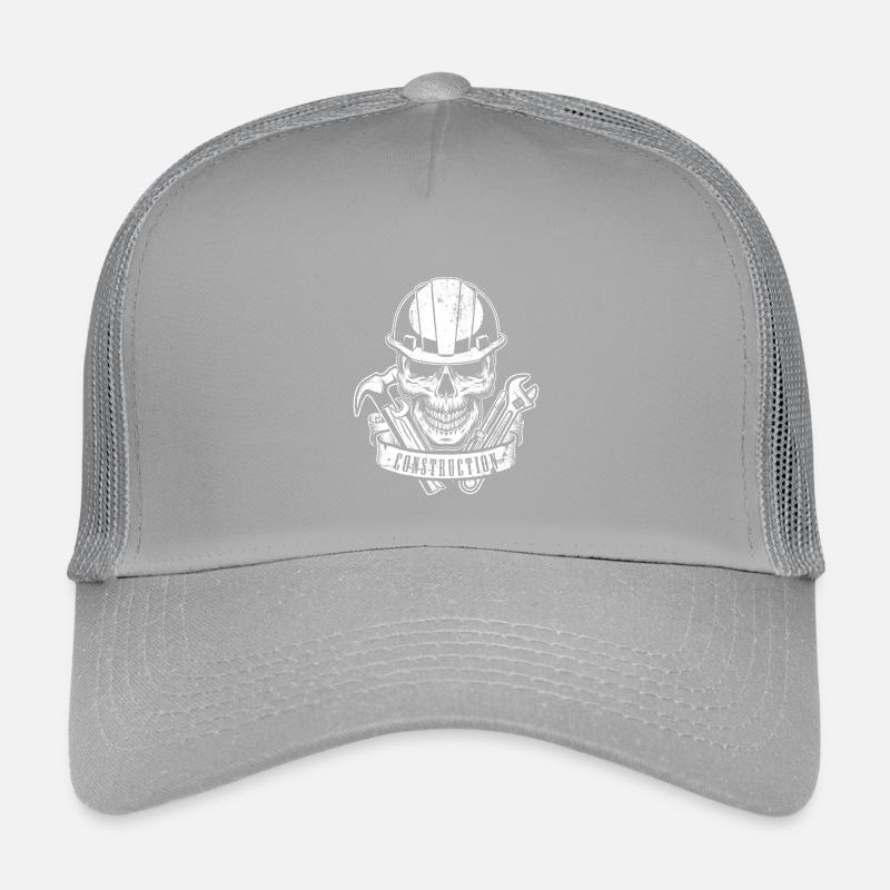Équipement de construction de crâne Casquette trucker enfant