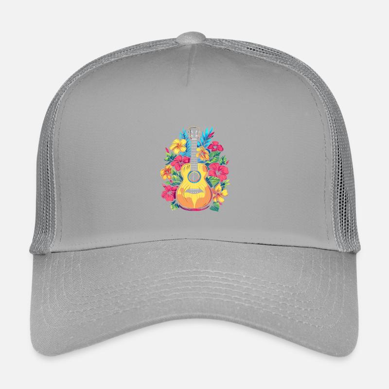 Ukulele Comic Look Kinder Trucker-Cap