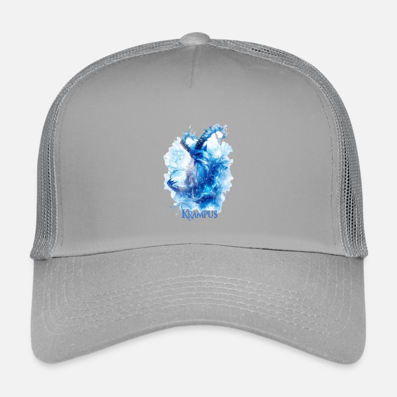 Krampus in einer Eislandschaft Kinder Trucker-Cap