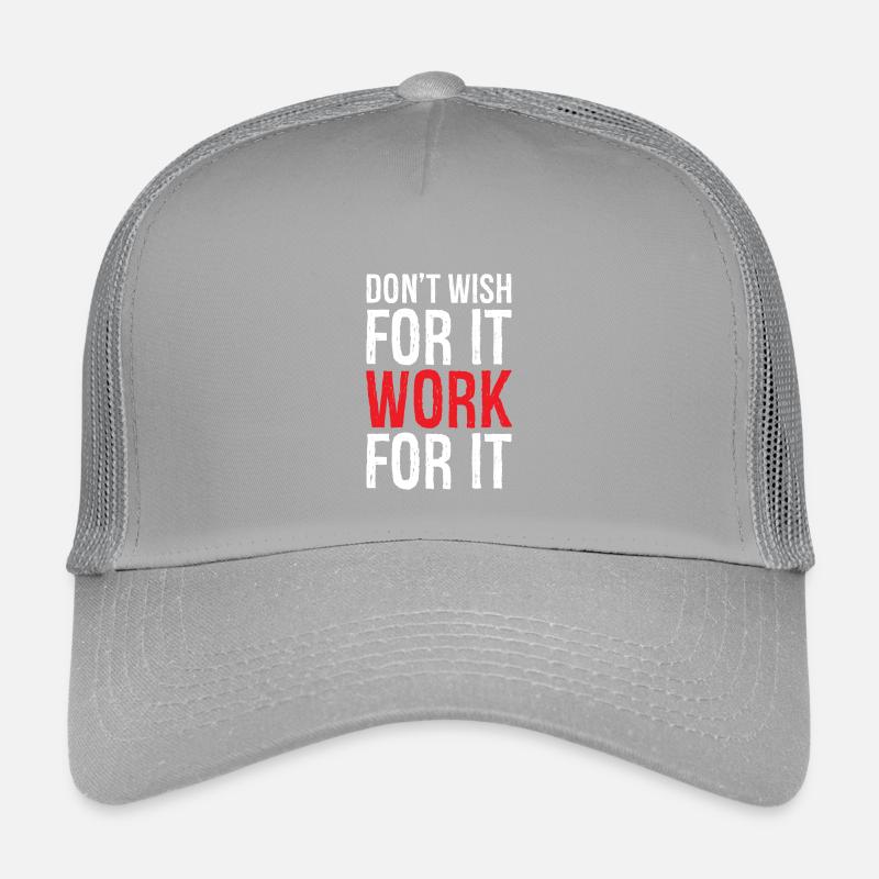 ne le souhaite pas travailler pour ça drôle Casquette trucker enfant