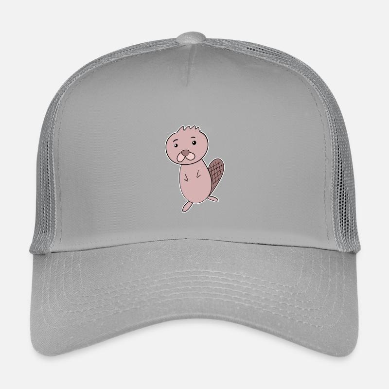 Beaver Animal Kids’ Trucker Cap