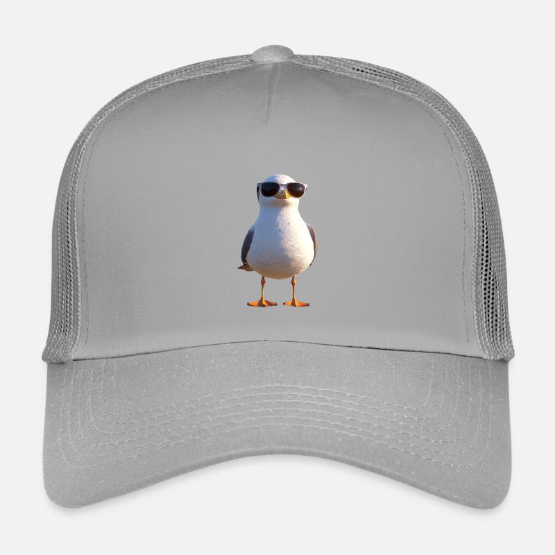 Möwe Strand Meer Nordsee Ostsee Silbermöwe Möwen Kinder Trucker-Cap