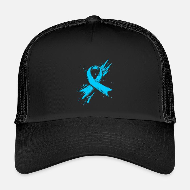 Prostate Cancer Awareness Bow Light Blue Kids’ Trucker Cap