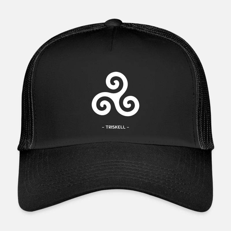 Triskell - Kinder Trucker-Cap - Schwarz/Schwarz