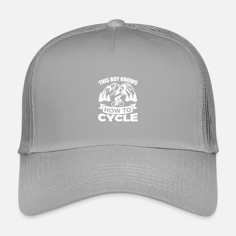 Garçon cycliste Casquette trucker enfant