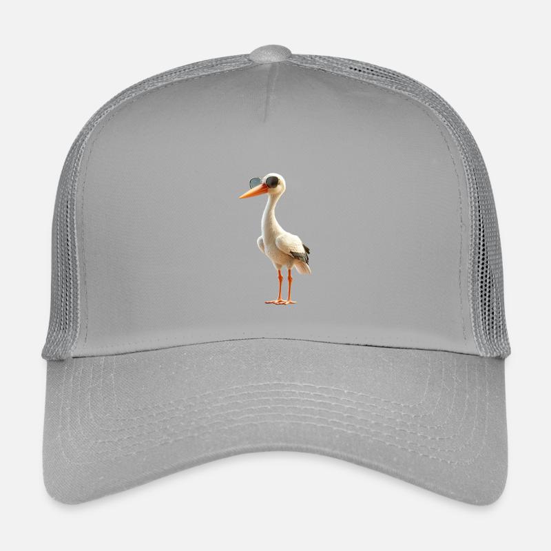 Amoureux des cigognes Cigognes blanches Cigognes géantes Cigognes Casquette trucker enfant