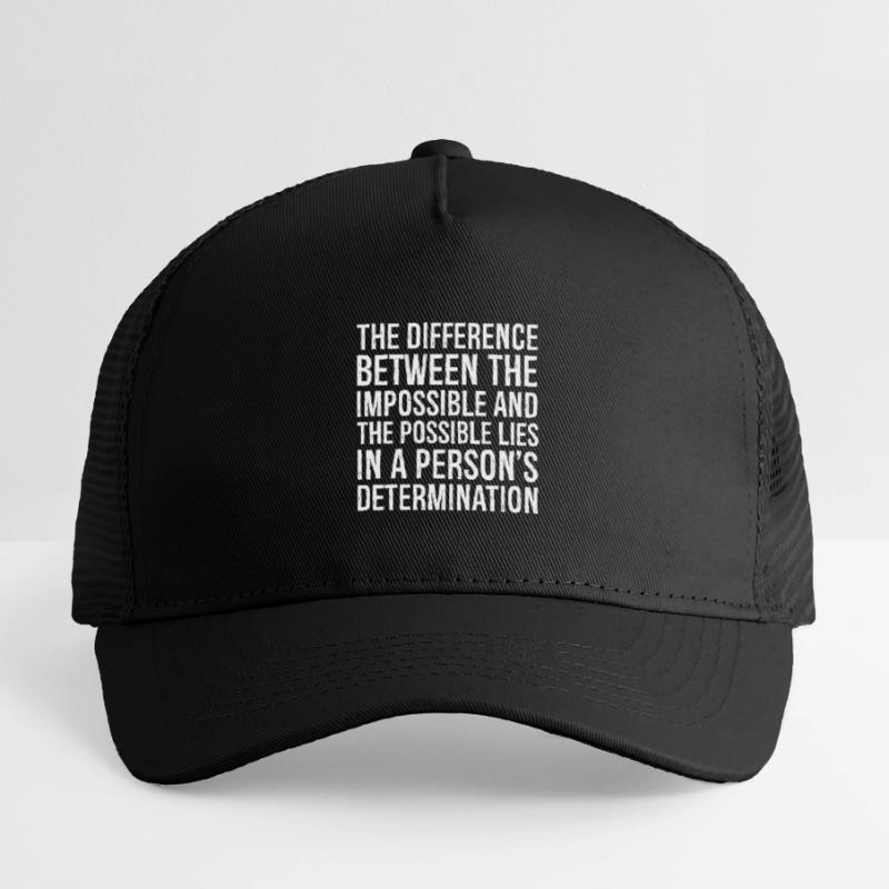 la différence entre l’impossible et le Casquette trucker enfant
