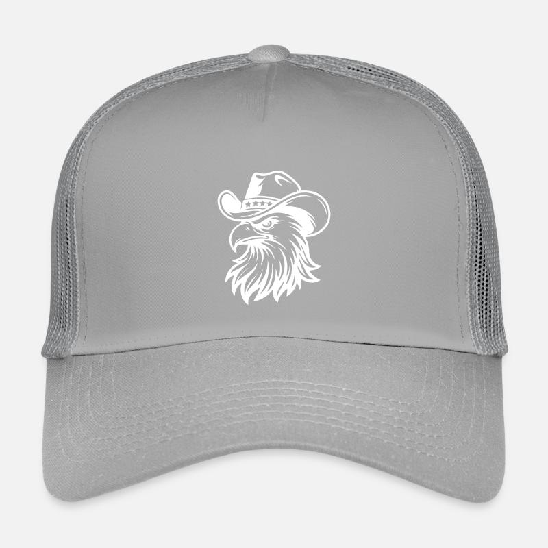 Patriotic Bald Eagle Illustration Kids’ Trucker Cap