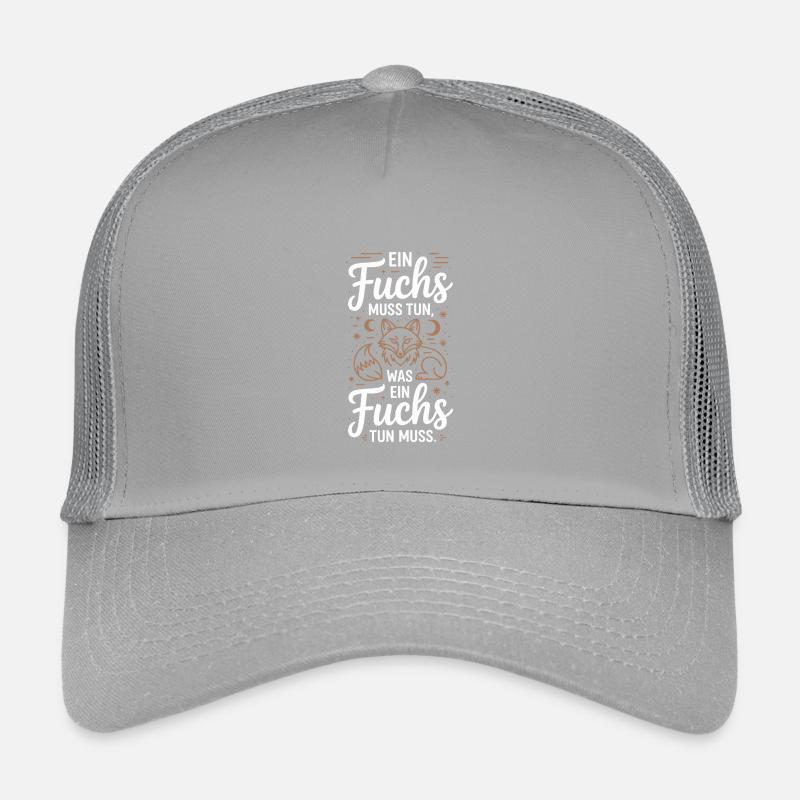 Fuchs Spruch Ein Fuchs Muss Tun Was Fuchs Tun Muss Kinder Trucker-Cap