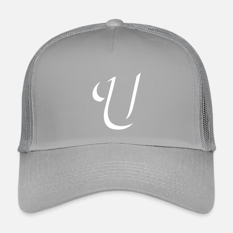 Elegant Letter U pattern with dynamic shape Kids’ Trucker Cap