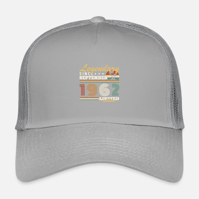 September 1962 Vintage Geburtstagsgeschenk Kinder Trucker-Cap