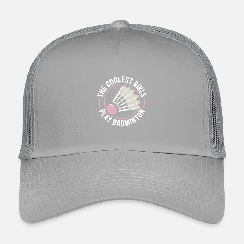 Conception de filles de badminton Casquette trucker enfant