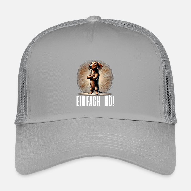 Einfach Nö Dackel Teckel Hund Hunderasse Kinder Trucker-Cap
