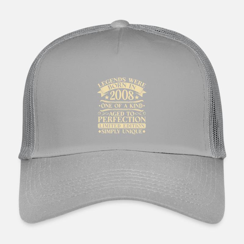 18ème Anniversaire Millésime 2008 Casquette trucker enfant