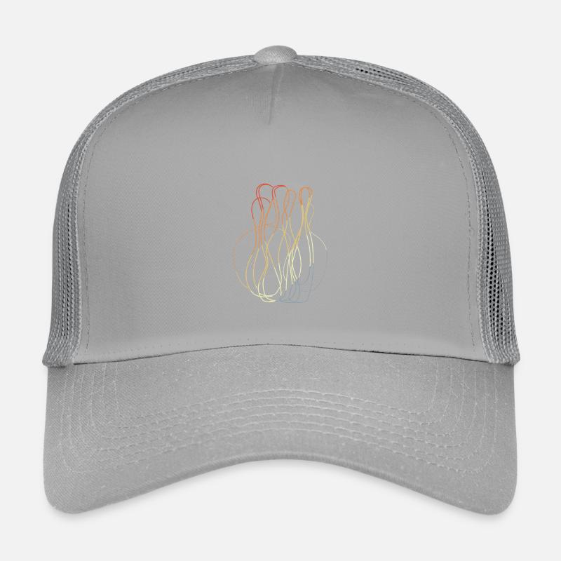Quilles de bowling look rétro Casquette trucker enfant