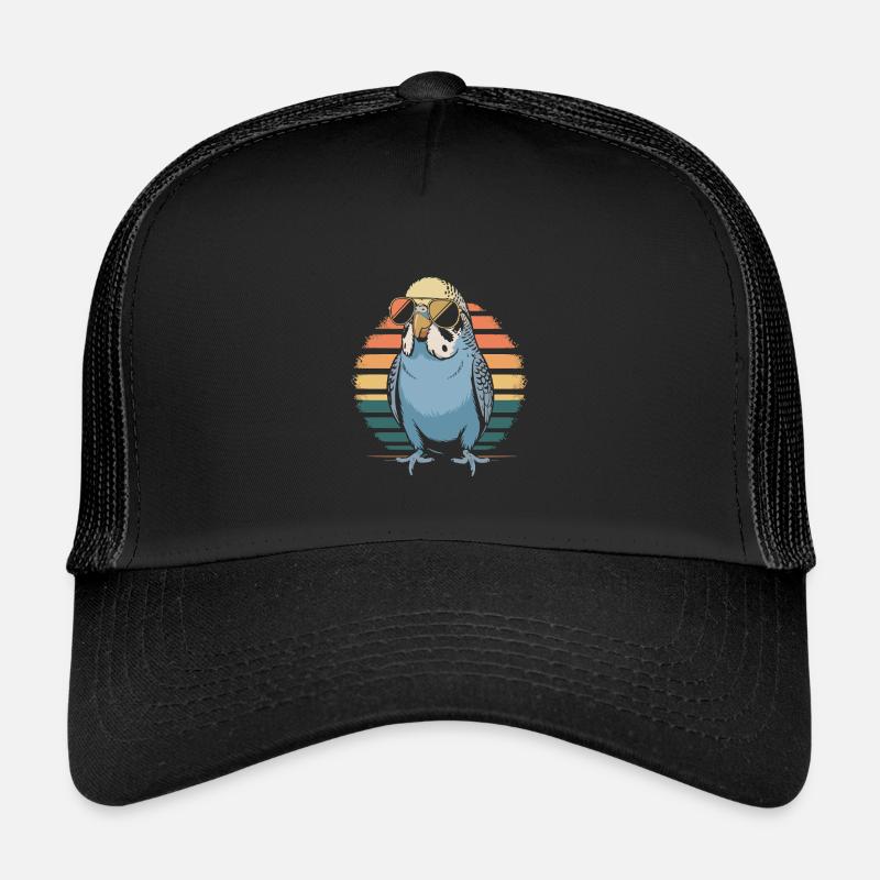 Colorful budgie Kids’ Trucker Cap