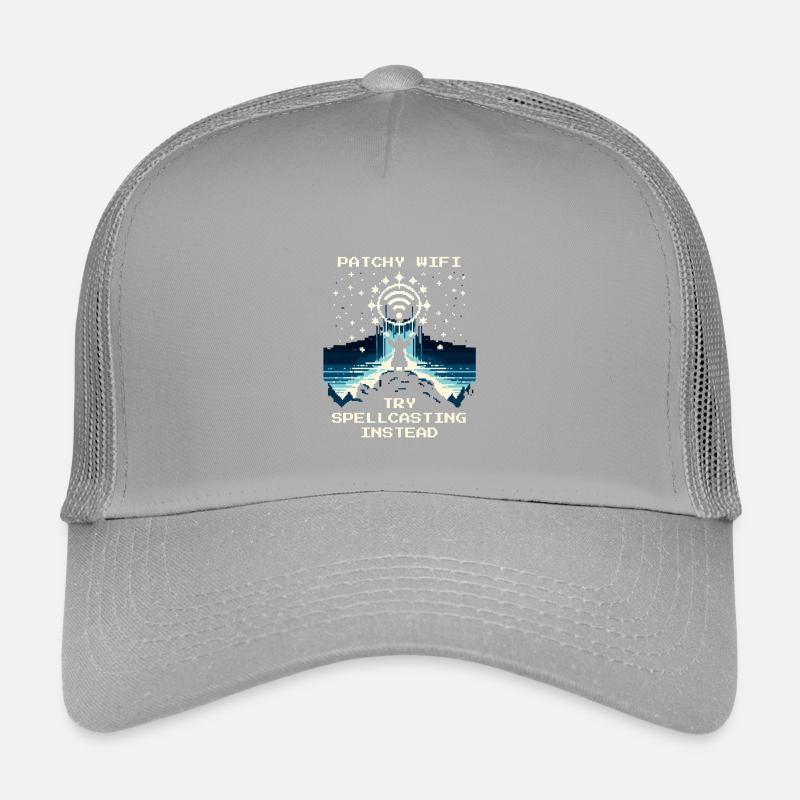 Wi-Fi weak? Magic instead of streaming | Nerd Joke Kids’ Trucker Cap