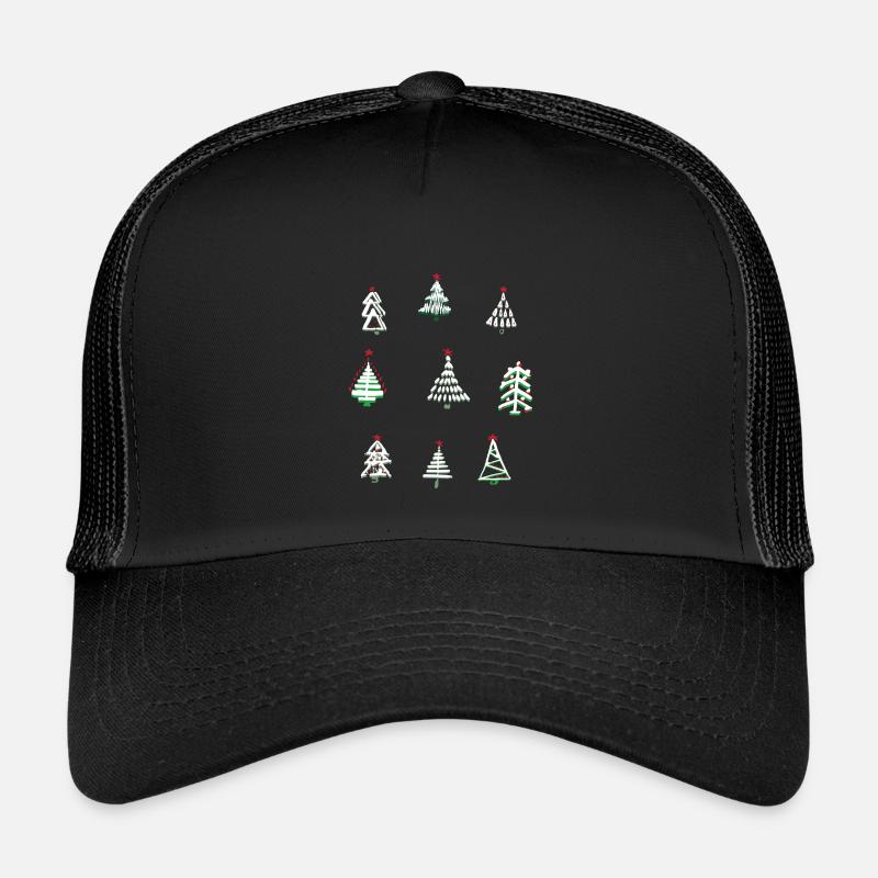  weiße Weihnachten  - Kinder Trucker-Cap - Schwarz/Schwarz