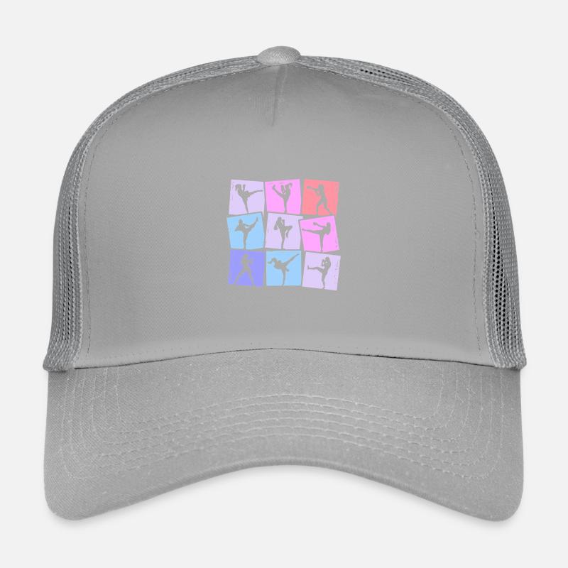 Kickboxen Kickboxer Muay Thai Damen Mädchen Kinder Trucker-Cap
