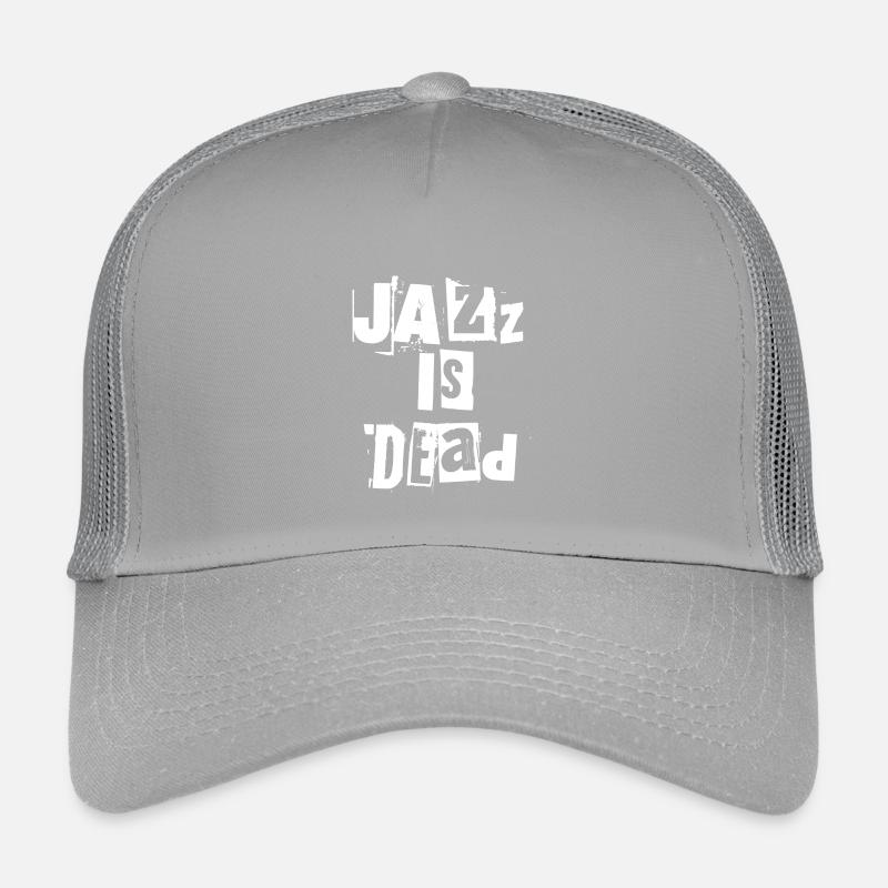 Jazz Is Dead Grunge Typography Kids’ Trucker Cap