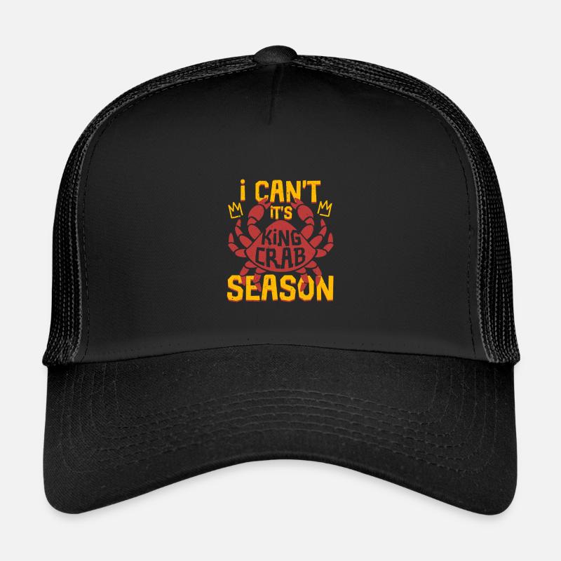 Crabe royal d’Alaska C’est la saison du crabe Casquette trucker enfant