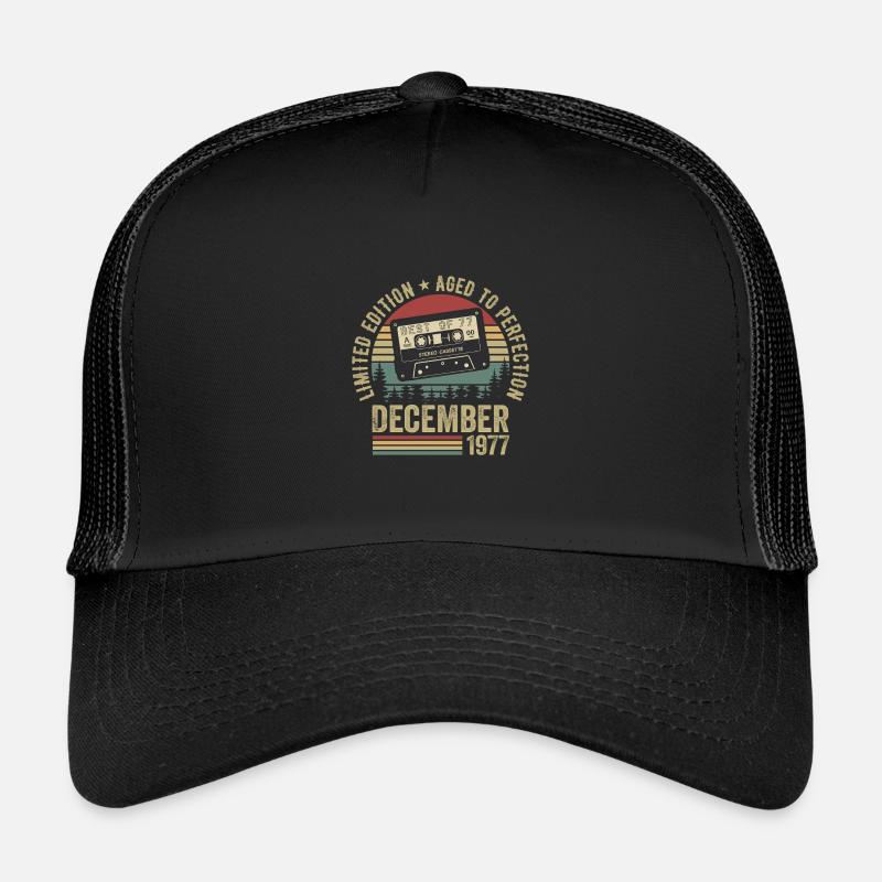 Décembre 1977 - Anniversaire Décembre 1977 Casquette trucker enfant