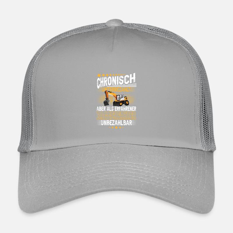 Baggerfahrer Kinder Trucker-Cap