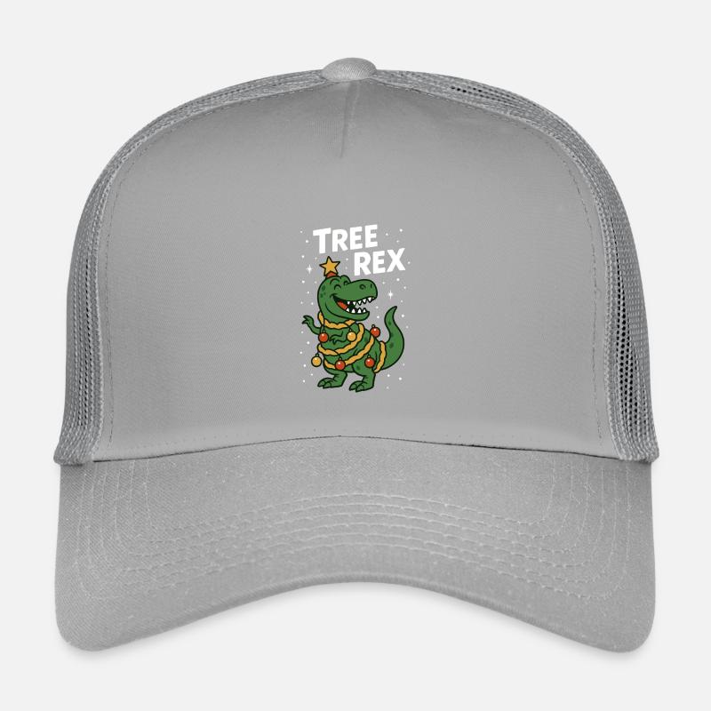 Tree Rex Funny Christmas Dinosaur Humor Kids’ Trucker Cap