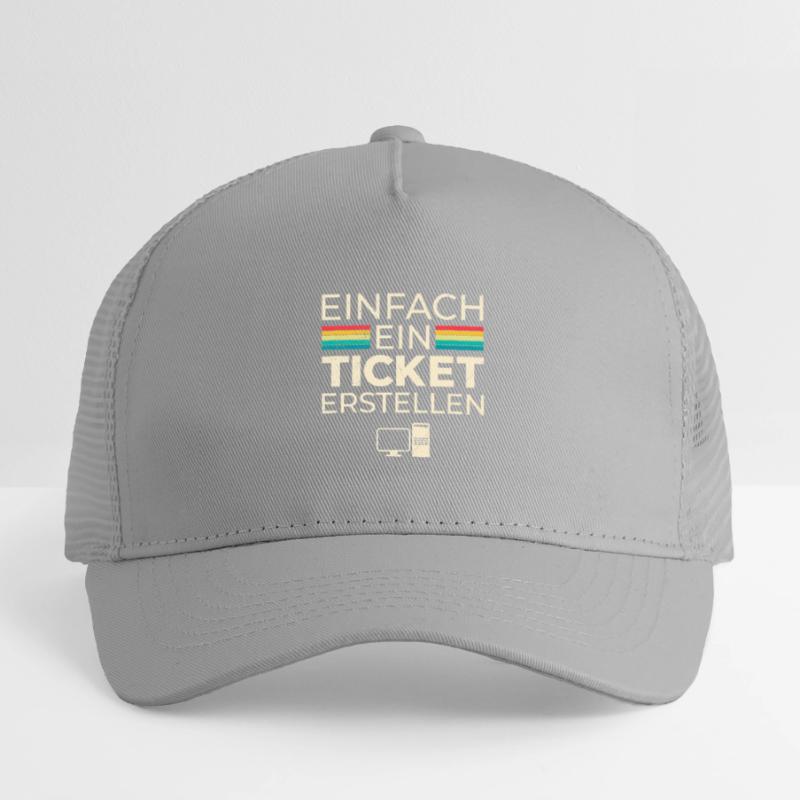 Science Coder JUST CREATE A TICKET FUNNY Kids’ Trucker Cap
