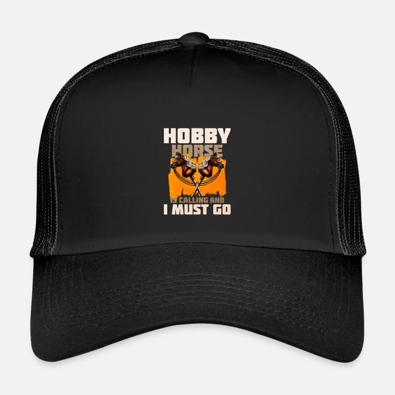 Hobby Horsing - Kinder Trucker-Cap - Schwarz/Schwarz