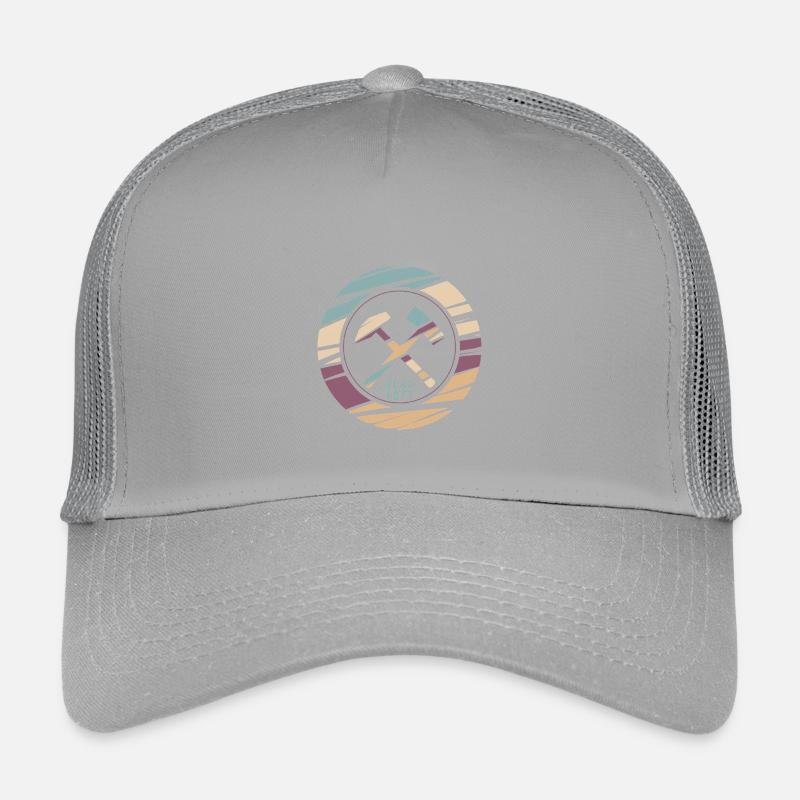 RuhrPott Retro Logo Print Kids’ Trucker Cap