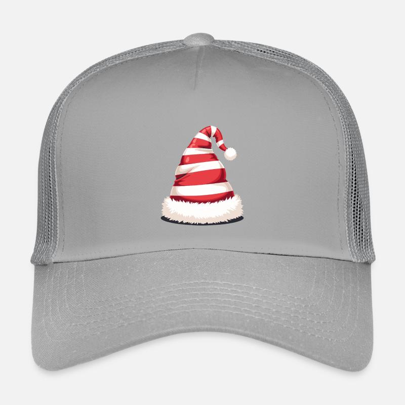 Candy Stripe Santa Hat Kids’ Trucker Cap