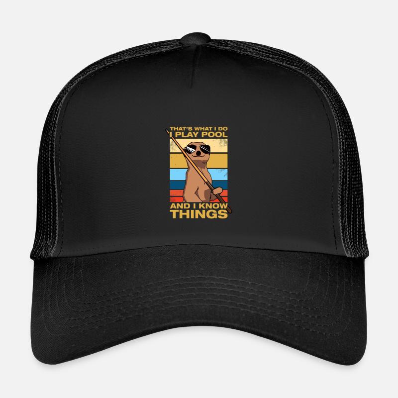That's what i do lustiges Billard Billardspieler Kinder Trucker-Cap
