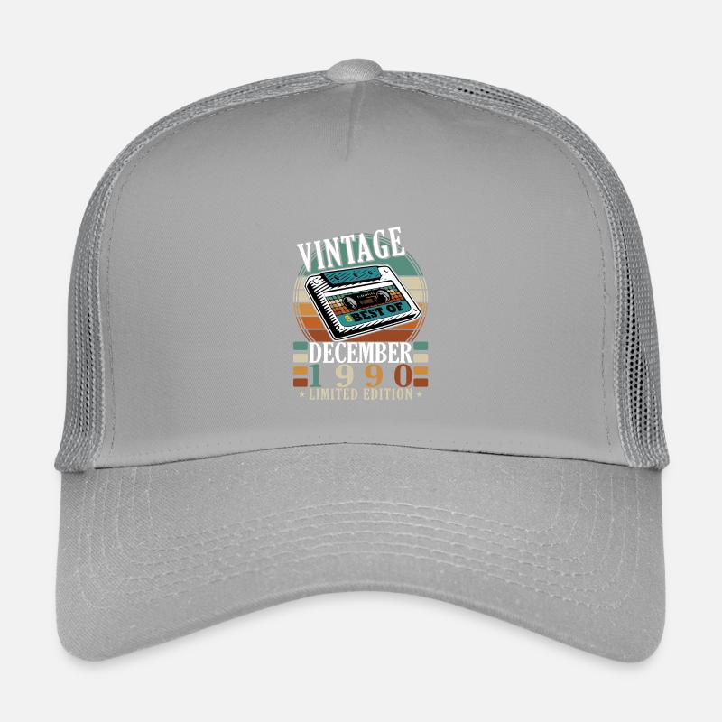 Édition limitée vintage décembre 1990 Casquette trucker enfant