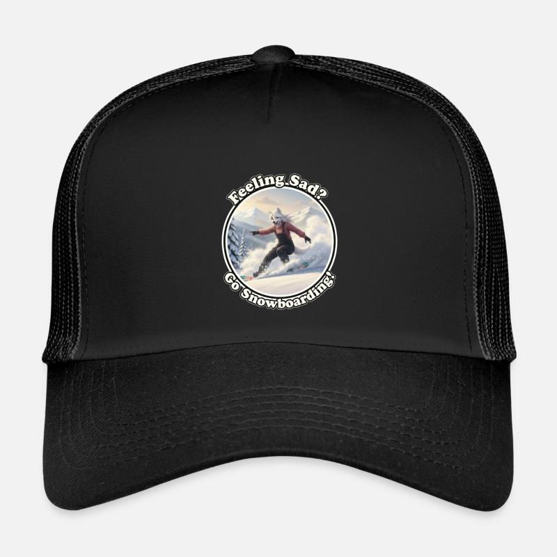 Fursona Freeride - Kinder Trucker-Cap - Schwarz/Schwarz