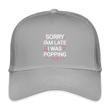 I'm sorry - Kids’ Trucker Cap - light grey - Front