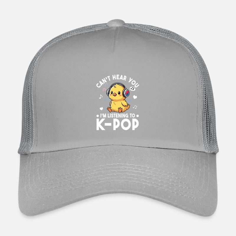 K-Pop Chick – Déclaration de fan de Sweet Music Casquette trucker enfant