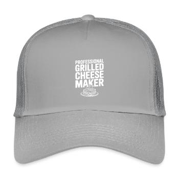 Professional Grilled Cheese Maker - Kids’ Trucker Cap - light grey - Front